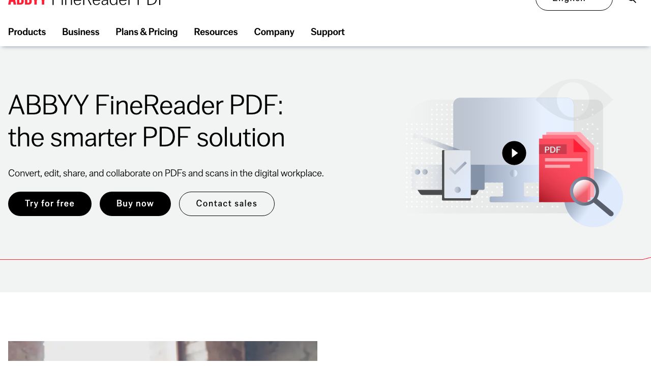 ABBYY FineReader official website preview