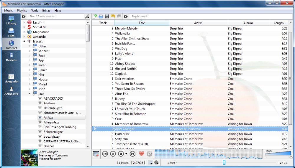 Amarok interface preview 1