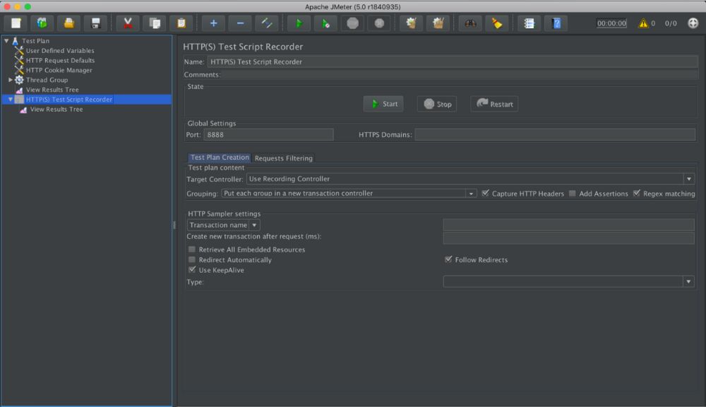 Apache JMeter interface preview 1