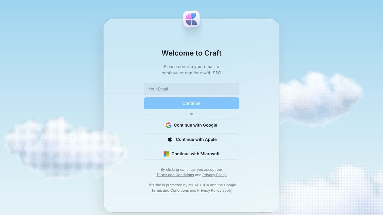 Craft official website preview