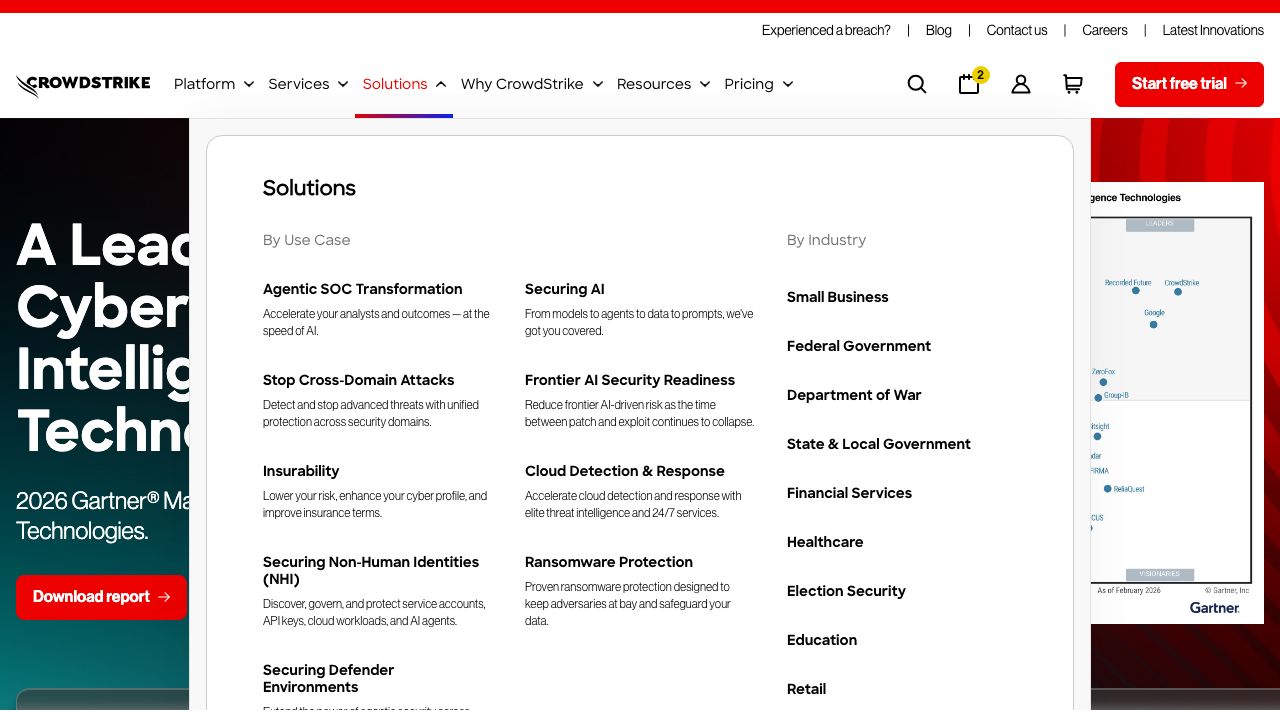 CrowdStrike Falcon official website preview