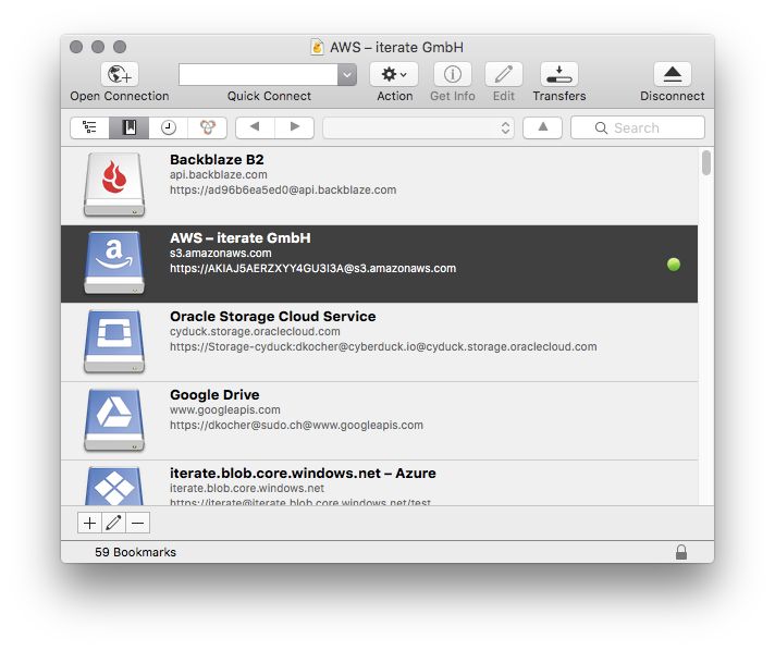 Cyberduck interface preview 1