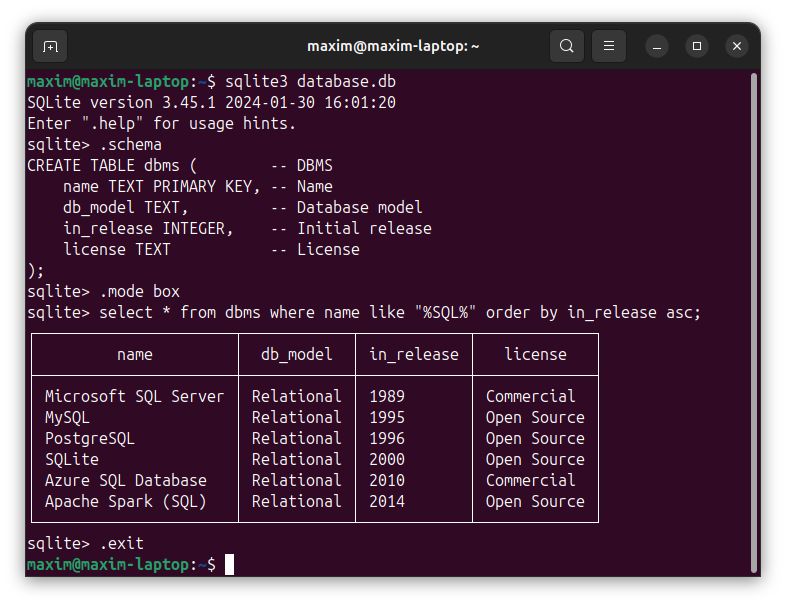 DB Browser for SQLite interface preview 1