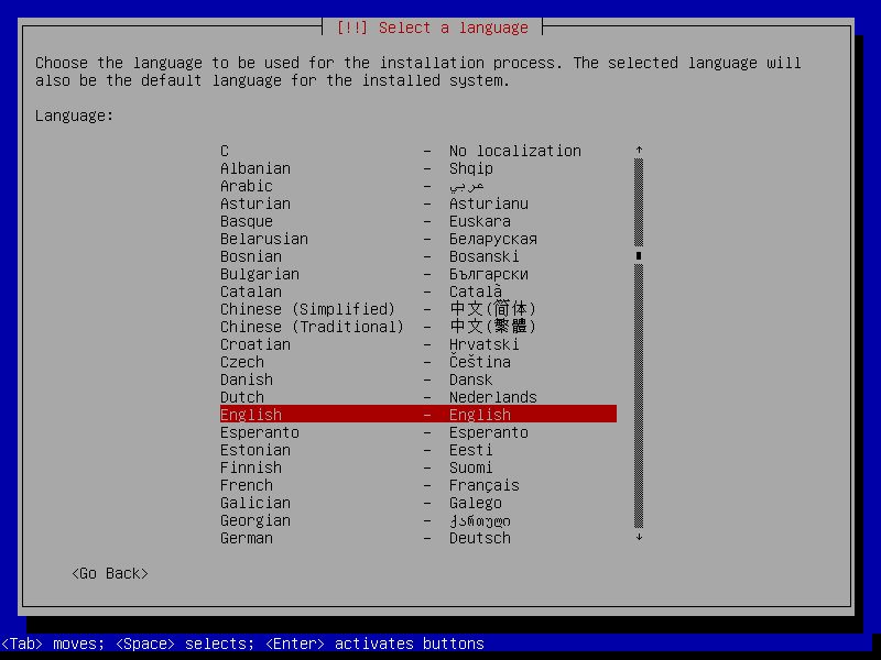Debian interface preview 3