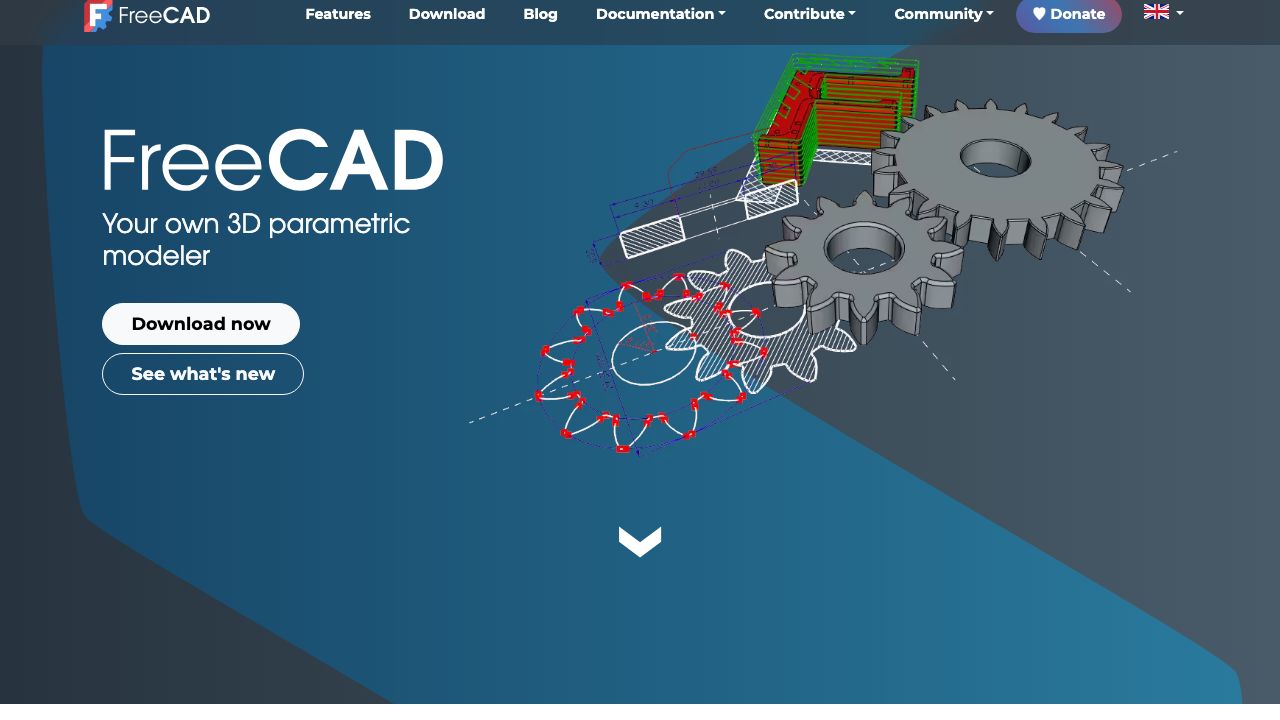 FreeCAD official website preview