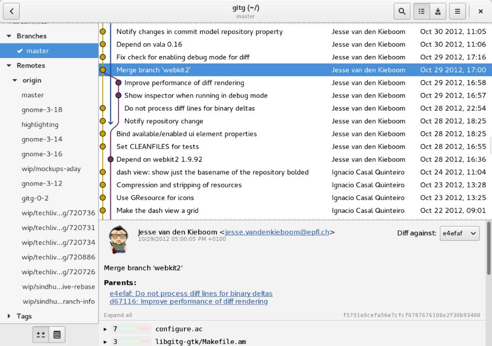 Git interface preview 1