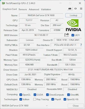 GPU-Z interface preview 1