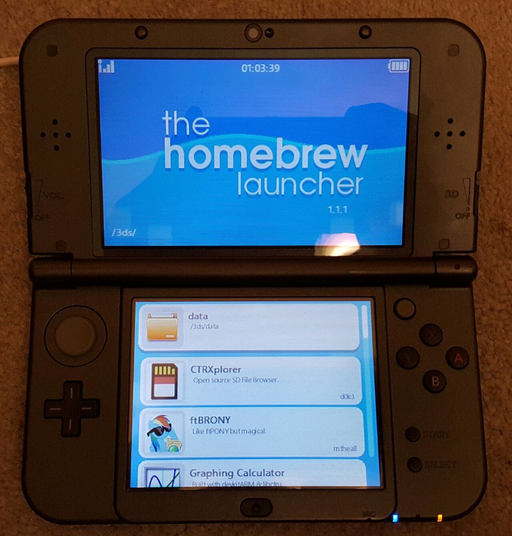 Homebrew interface preview 1