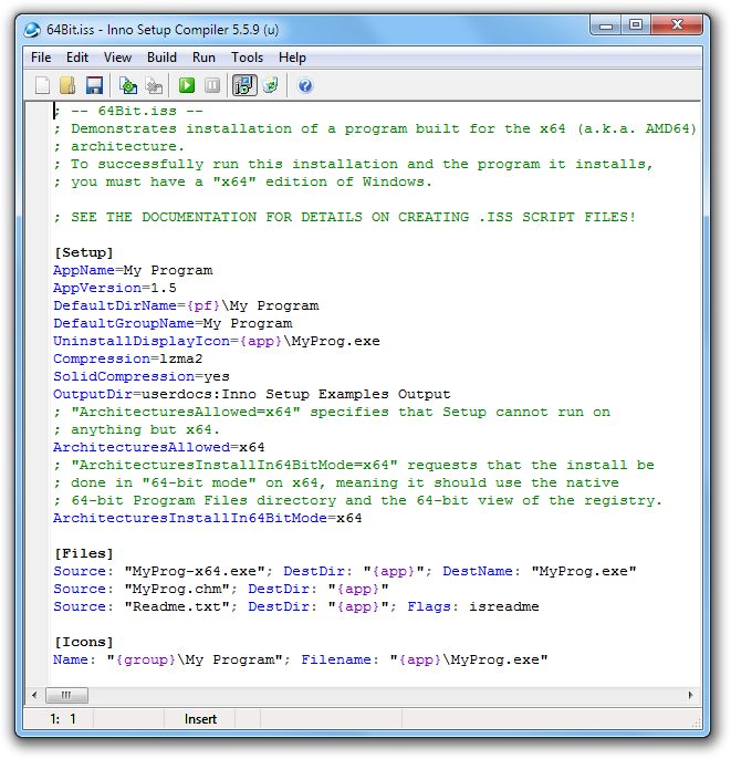Inno Setup interface preview 2