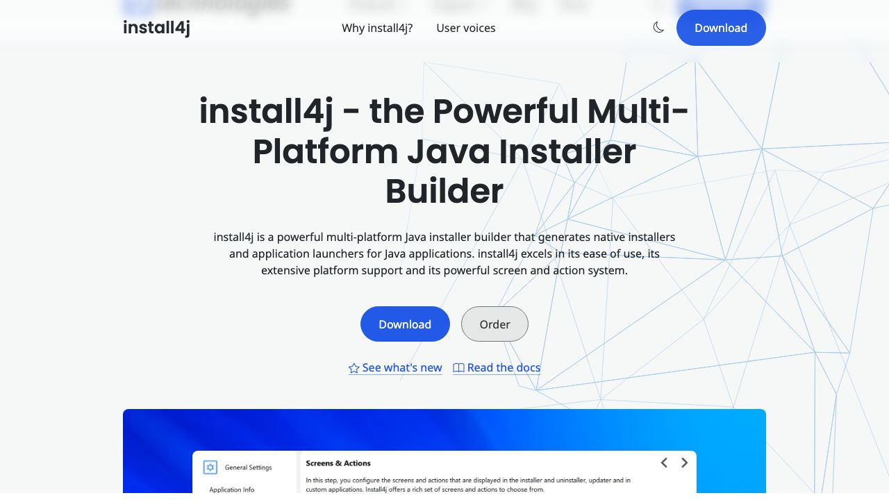 Install4j official website preview