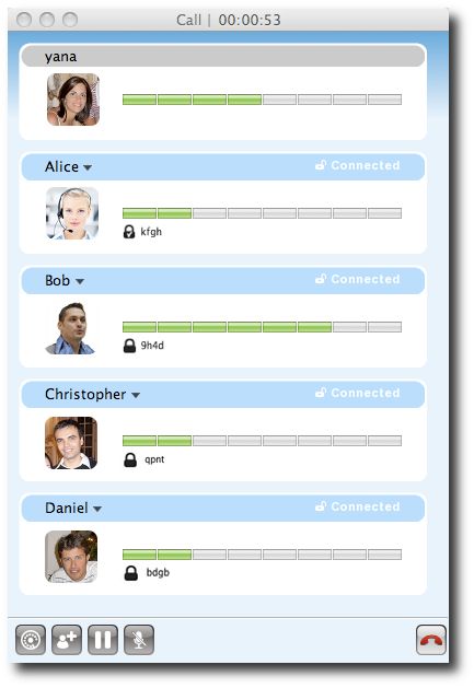 Jitsi Meet Desktop interface preview 1