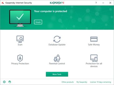 Kaspersky interface preview 1