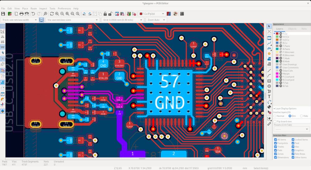 KiCad interface preview 4