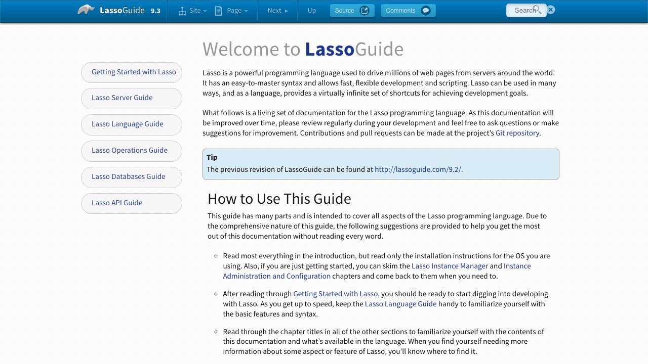 Lasso official website preview
