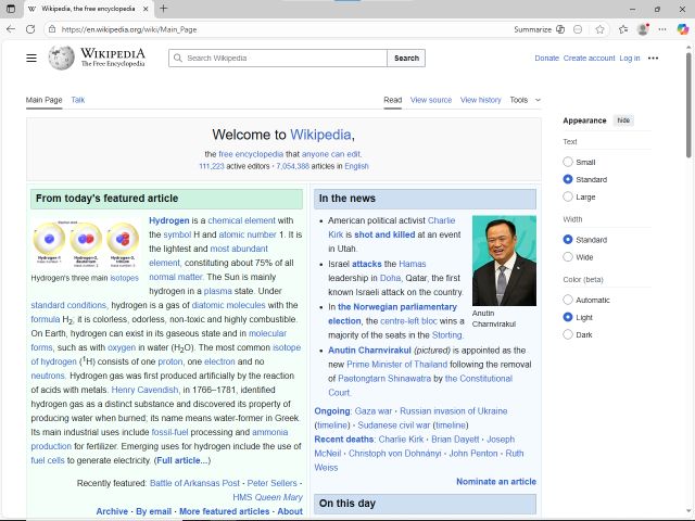 Microsoft Edge interface preview 2