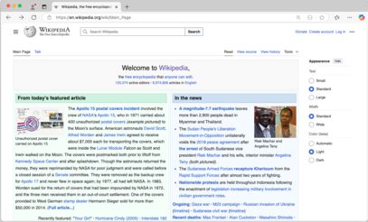 Microsoft Edge interface preview 4