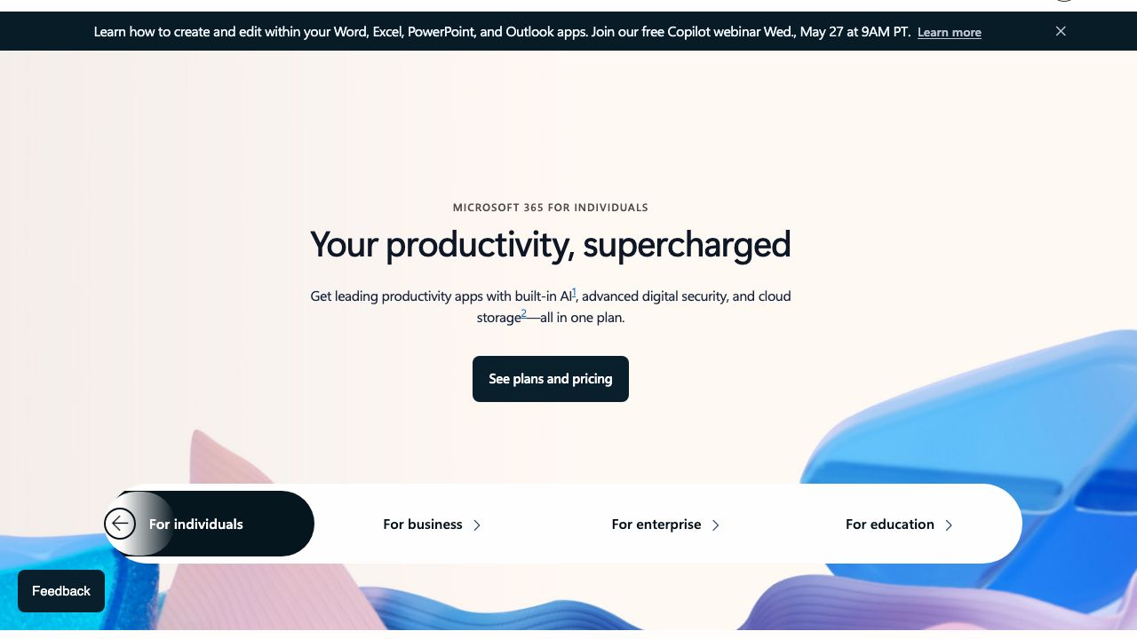 Microsoft Excel official website preview