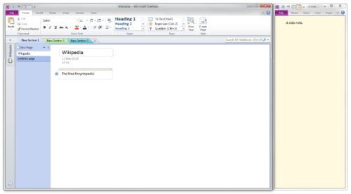 Microsoft OneNote interface preview 4
