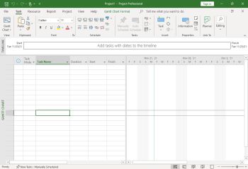 Microsoft Project interface preview 1