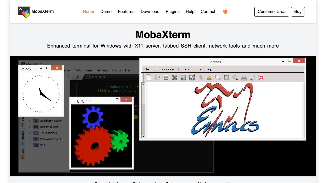MobaXterm official website preview