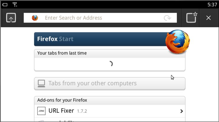 Mozilla Firefox interface preview 2