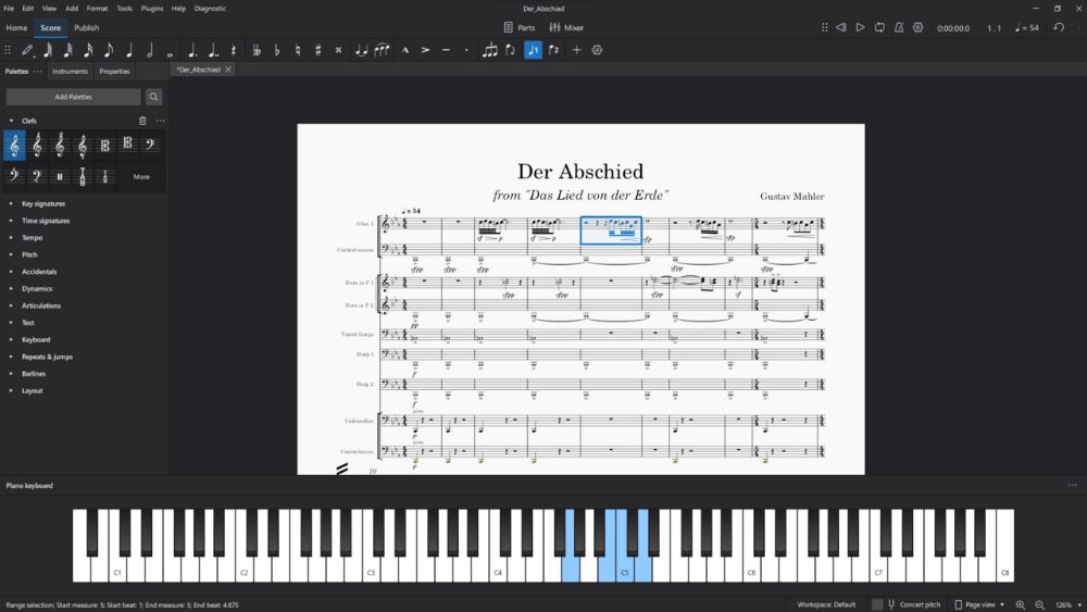 MuseScore interface preview 1