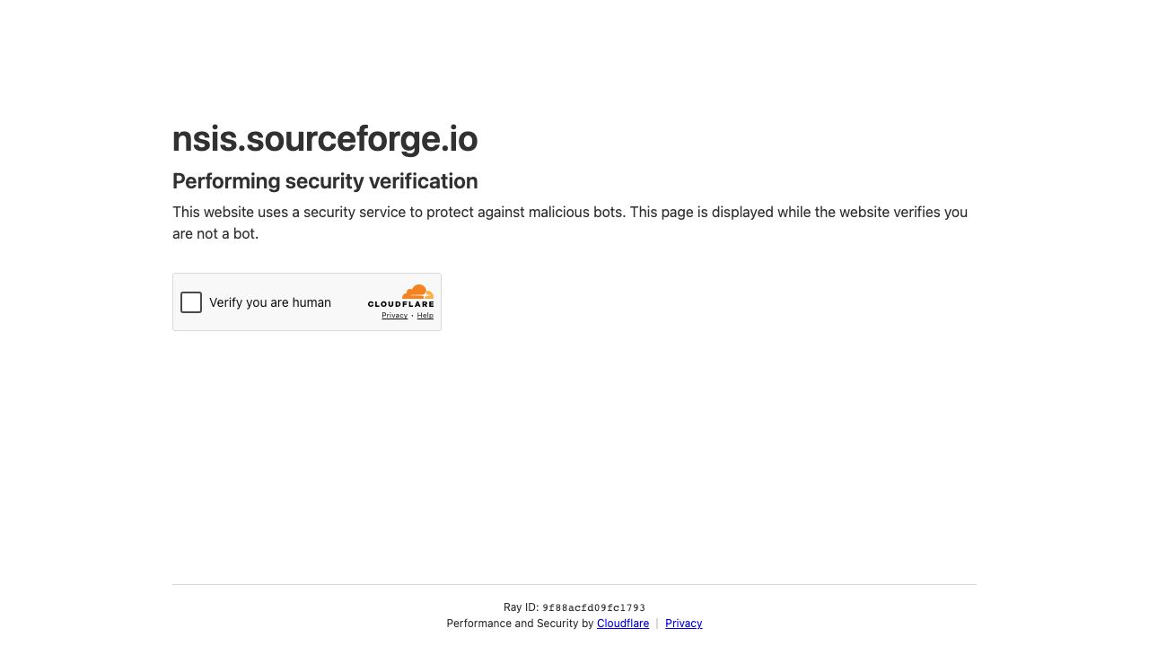 NSIS official website preview