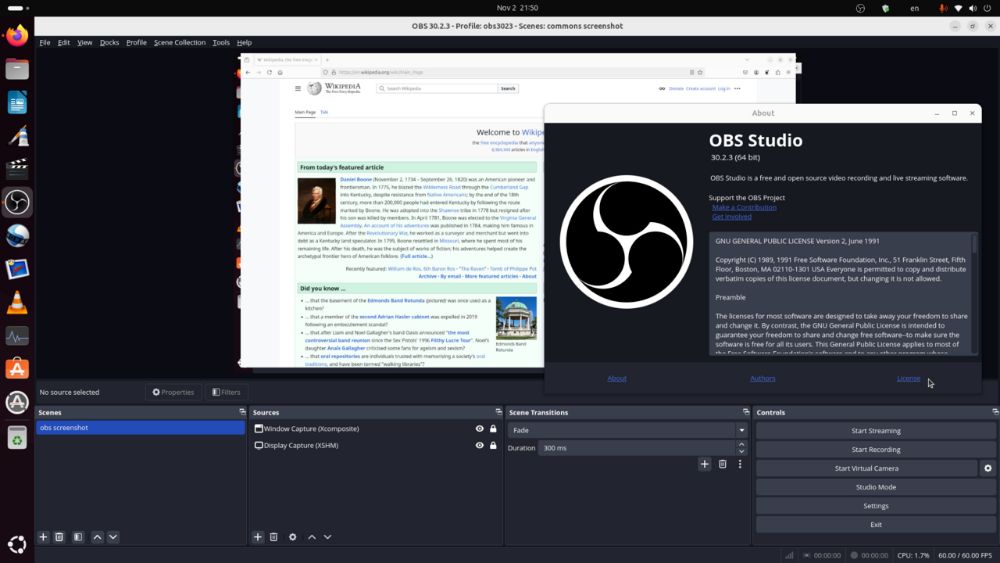 OBS Studio interface preview 2