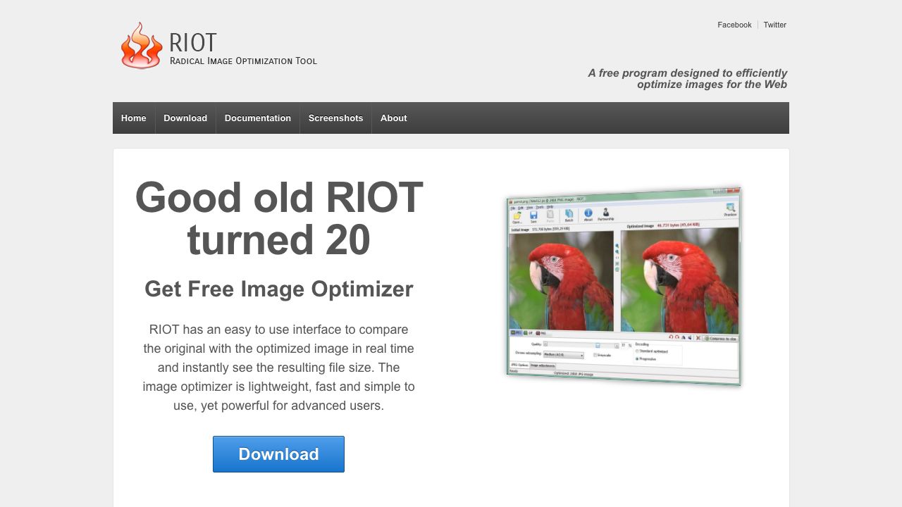 RIOT official website preview