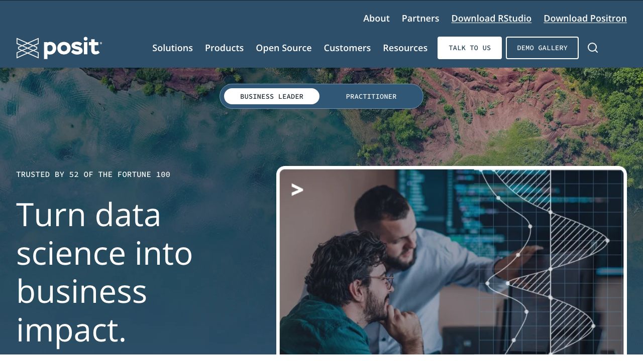RStudio official website preview