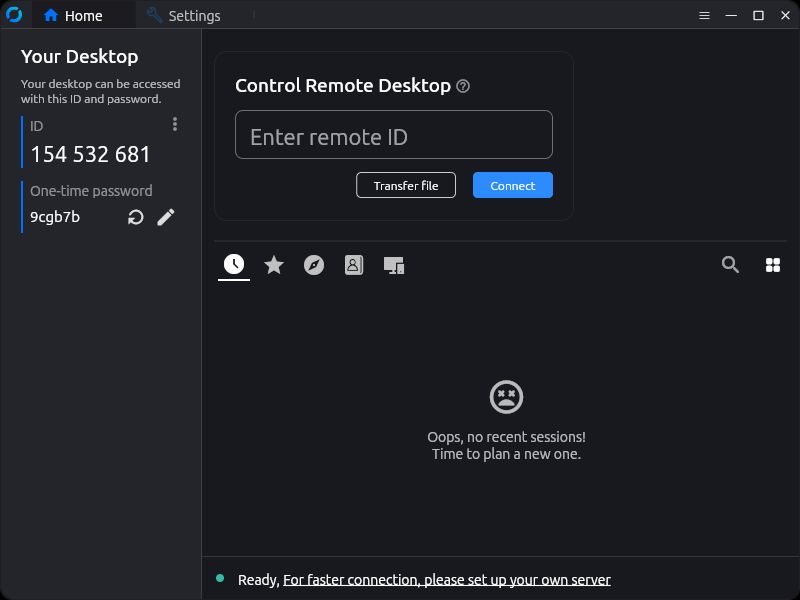 RustDesk interface preview 1