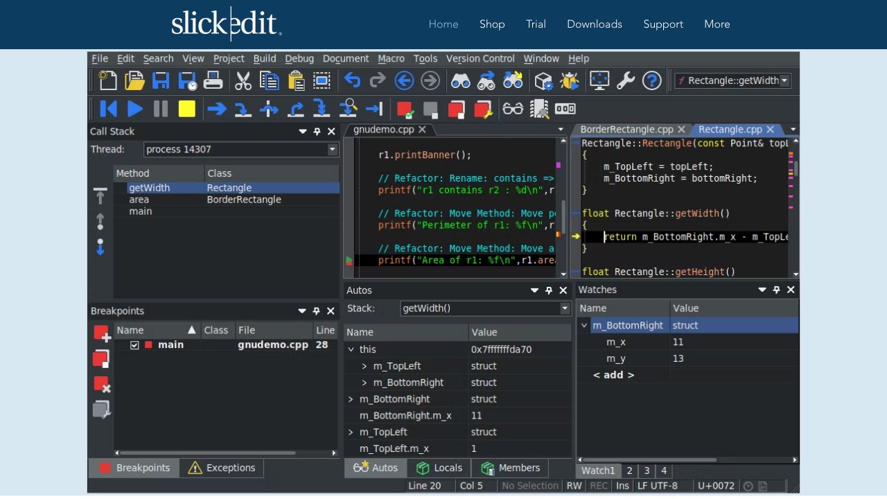 SlickEdit official website preview