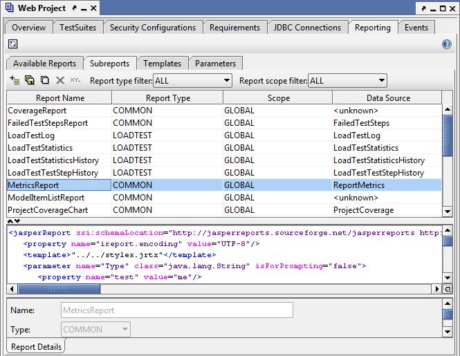 SoapUI interface preview 1