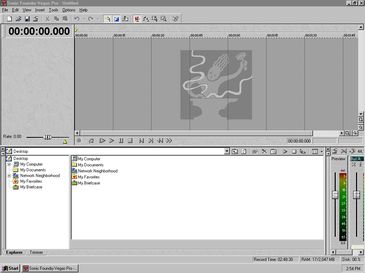 Sony Vegas Pro interface preview 1