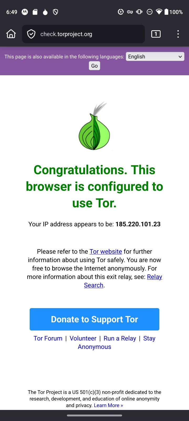 Tor Browser interface preview 4
