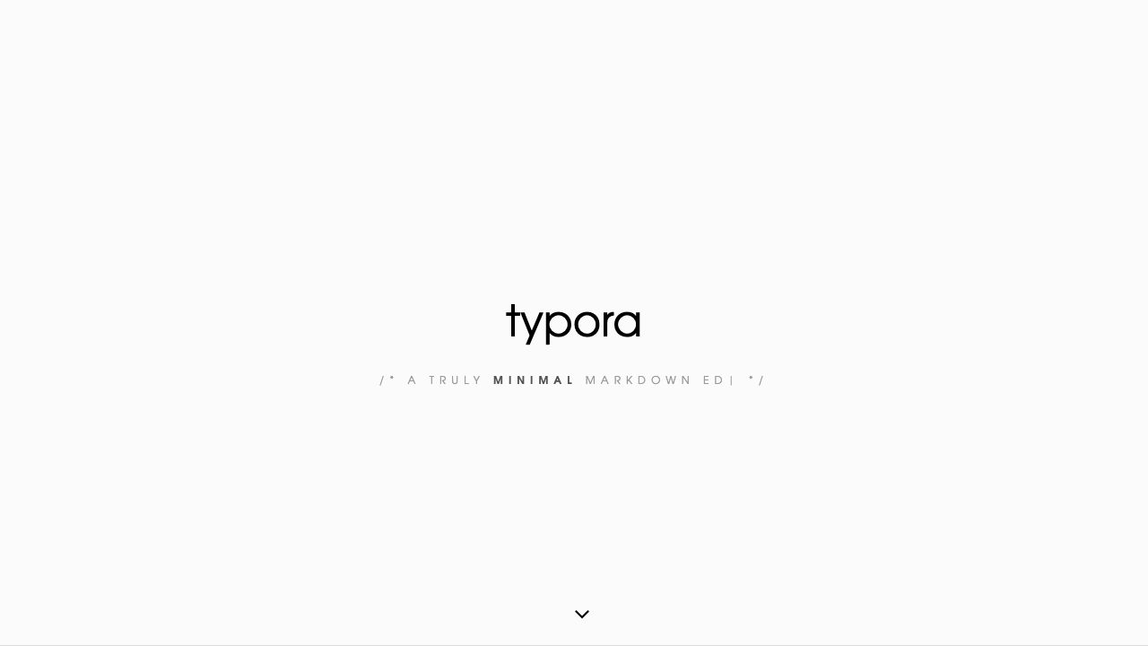 Typora official website preview