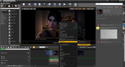 Unreal Engine interface preview 1