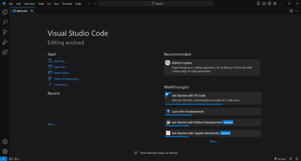 Visual Studio Code interface preview 1