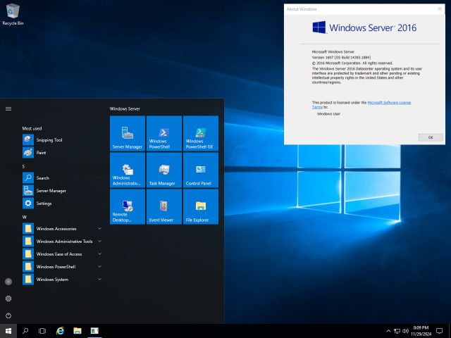 Windows Server 2022 ISO interface preview 1